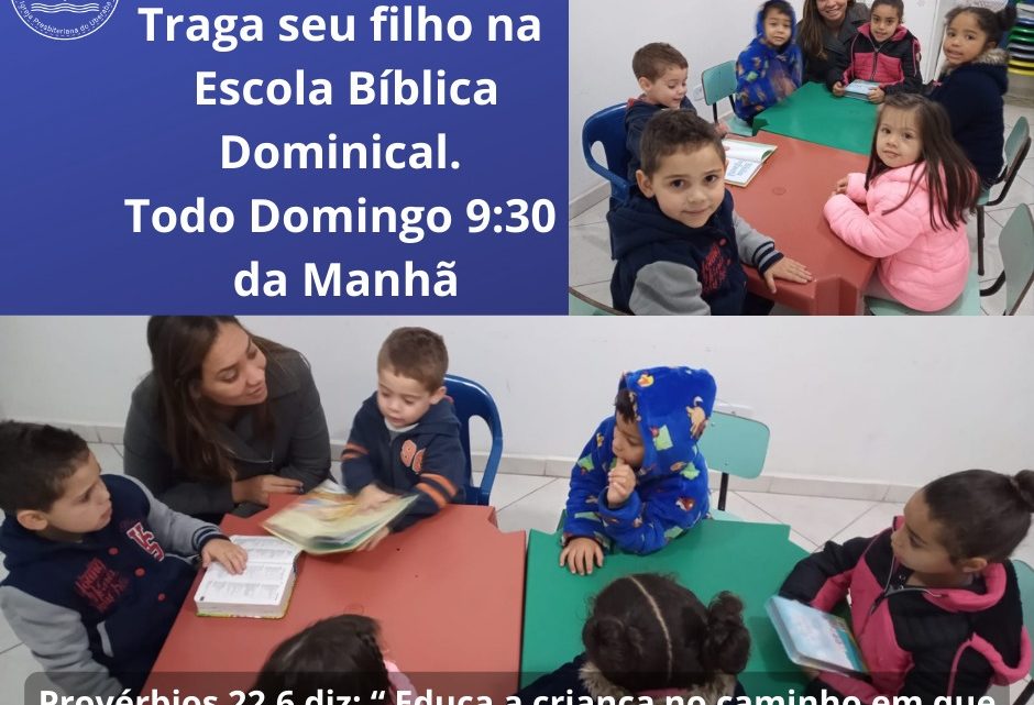 Crianças aprendendo a Palavra